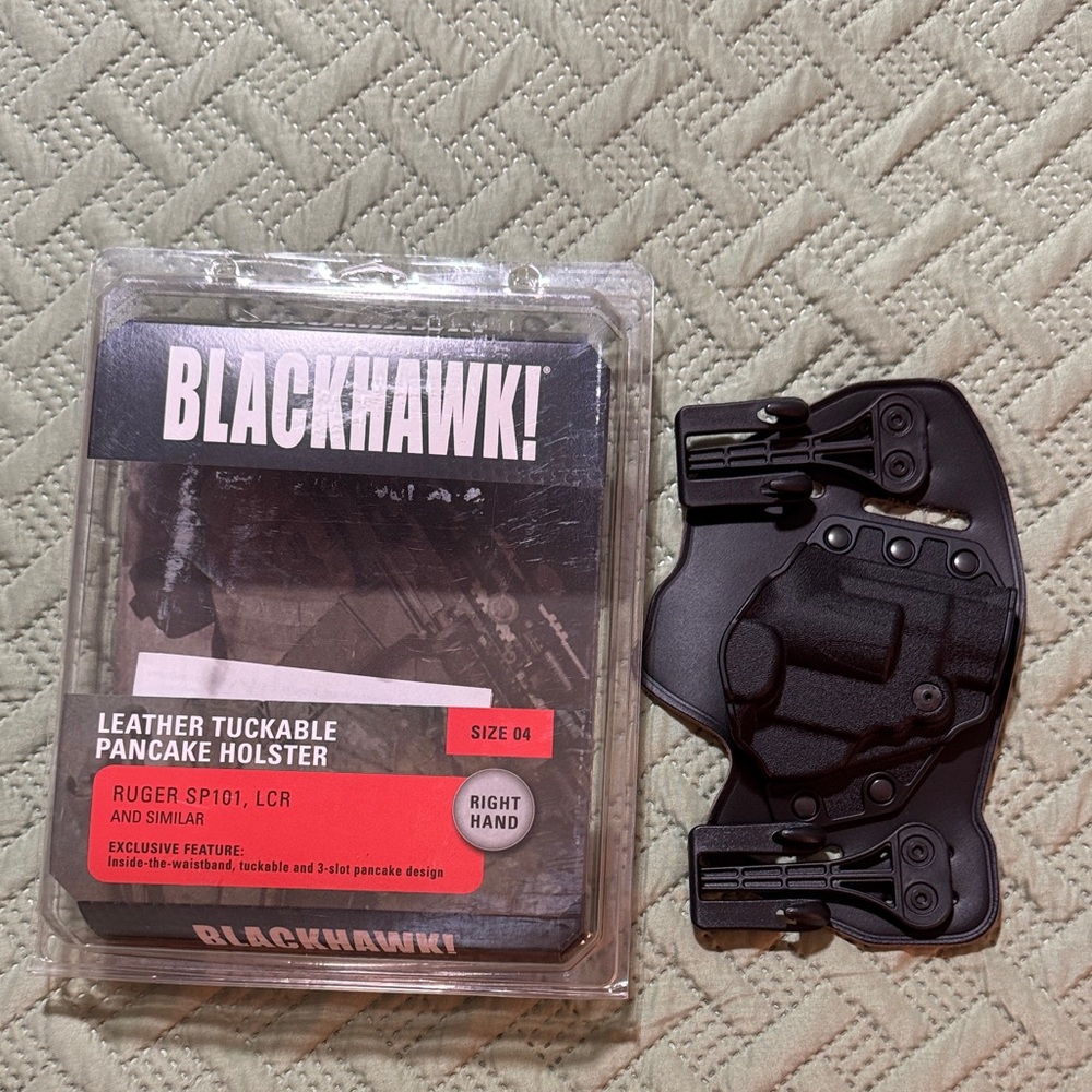 Blackhawk Leather Tuckable Pancake Revolver Holster
